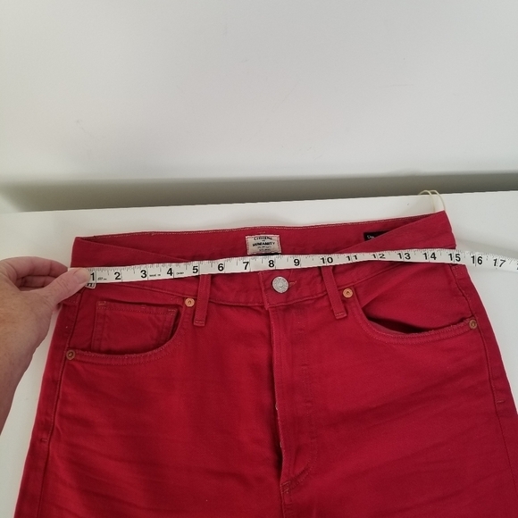NWT Citizens of Humanity Premium Vintage Red Liya High Rise Classic Fit Denim 27 - Picture 5 of 16